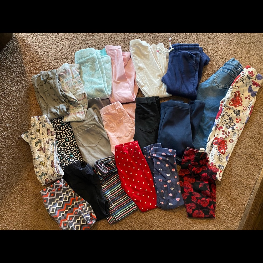 Toddler girls 4T pant lot